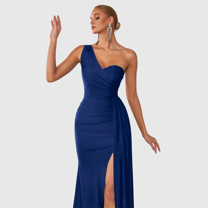 One-Shoulder Mermaid Gown
