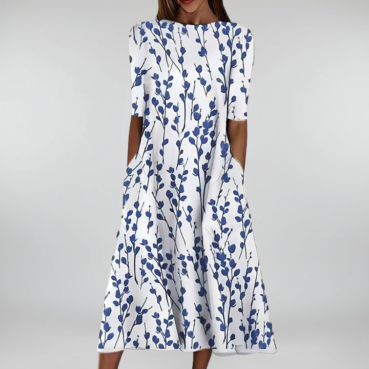 SVEA | Sommerliches Midikleid mit elegantem Blumenprint