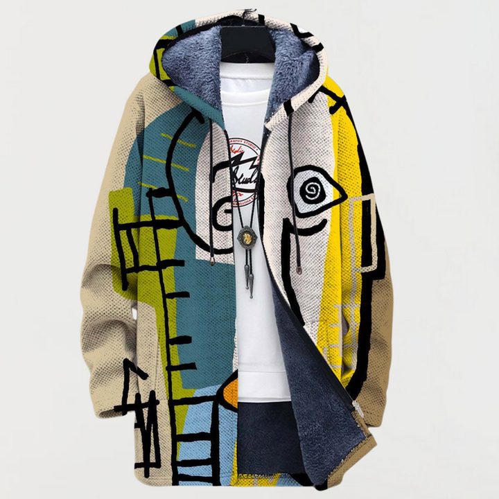 Ida – Abstract Print Jacket