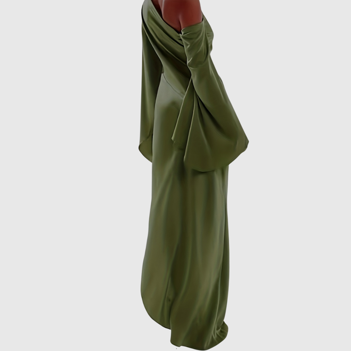 Elegant One‑Shoulder Evening Dress
