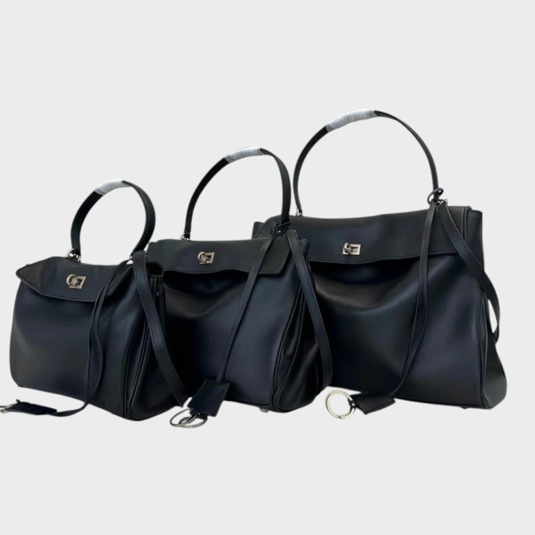 Jane | Structured Leather Bag with Magnetic Flap