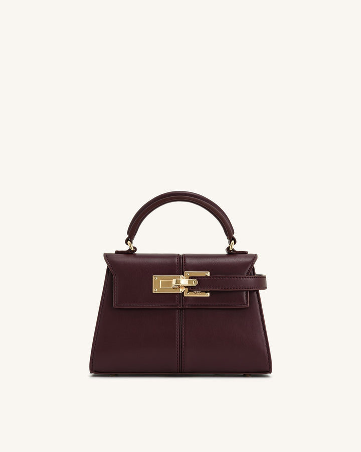 Top Handle Bag - Deep Burgundy