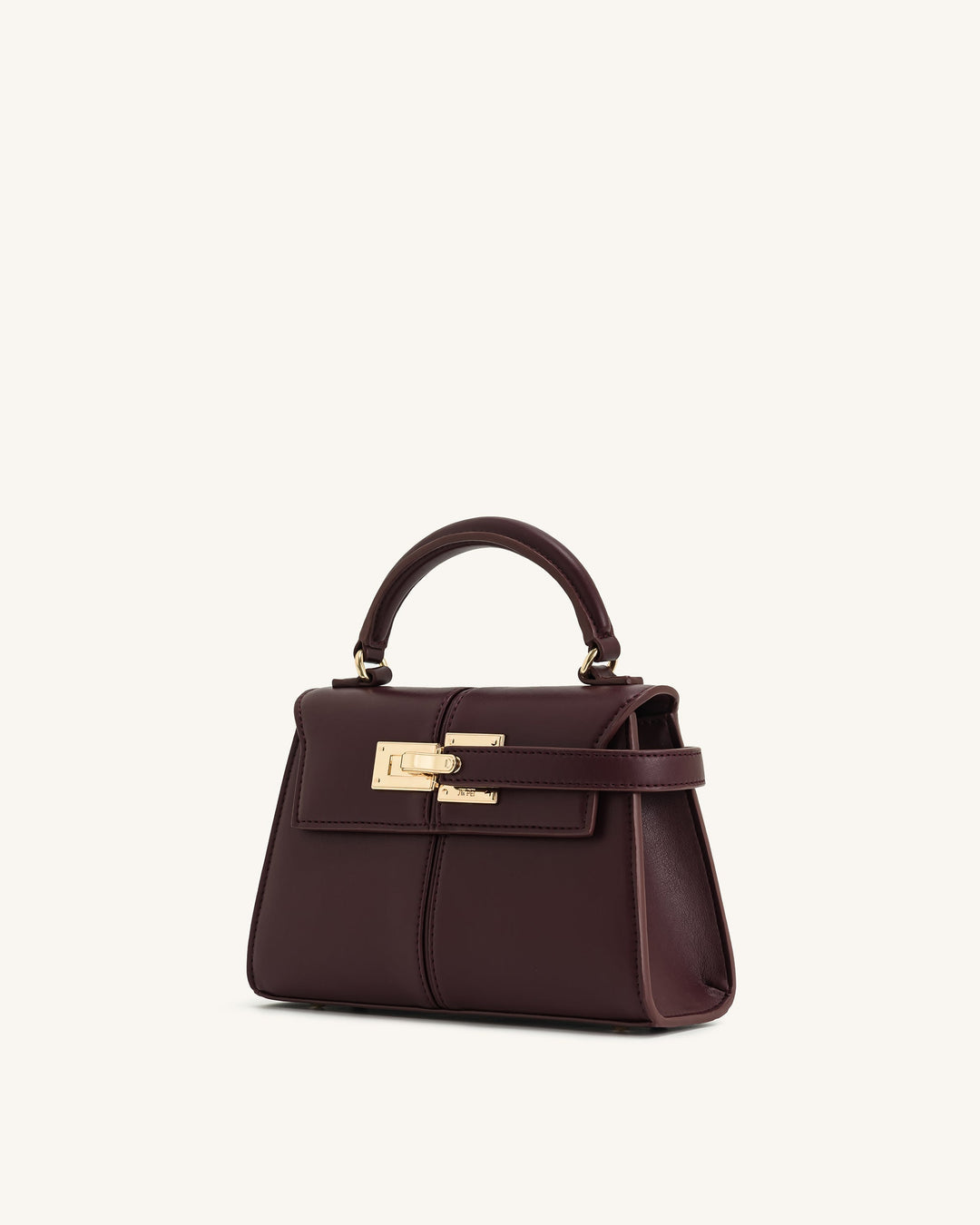 Top Handle Bag - Deep Burgundy