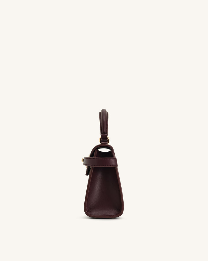 Top Handle Bag - Deep Burgundy