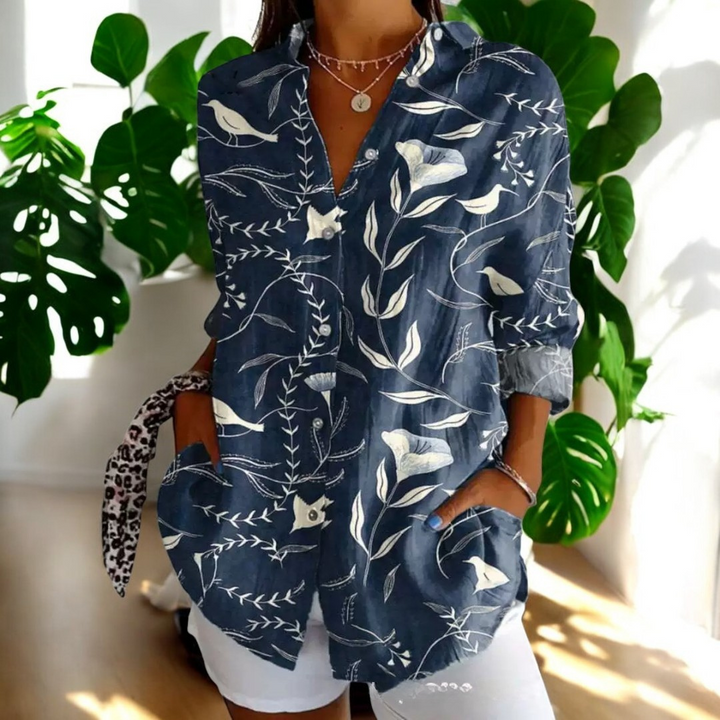 SVEA | Stilvolle Blumenbluse