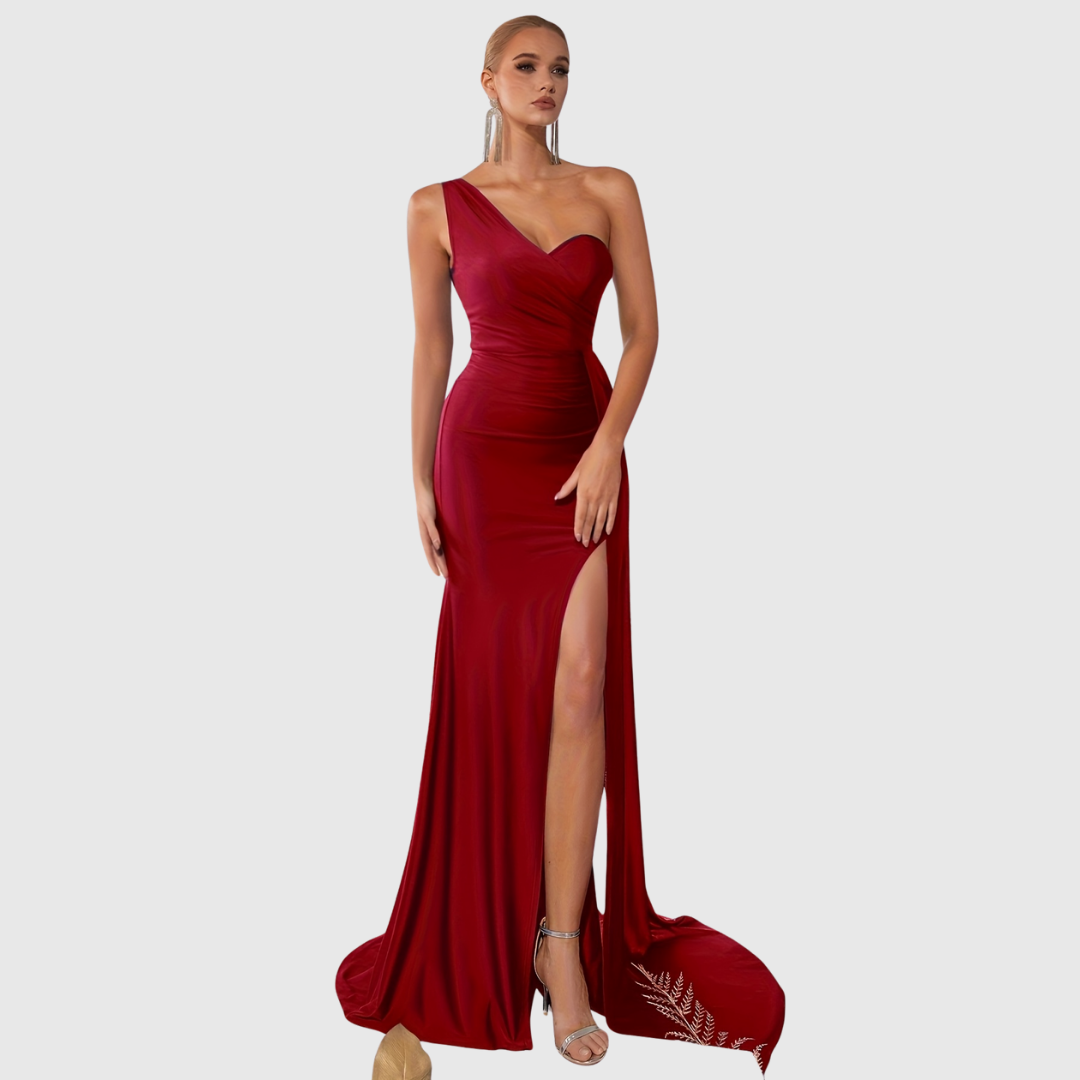 One-Shoulder Mermaid Gown