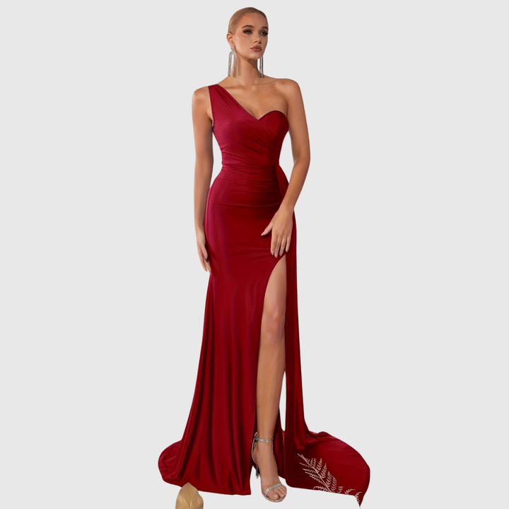 One-Shoulder Mermaid Gown
