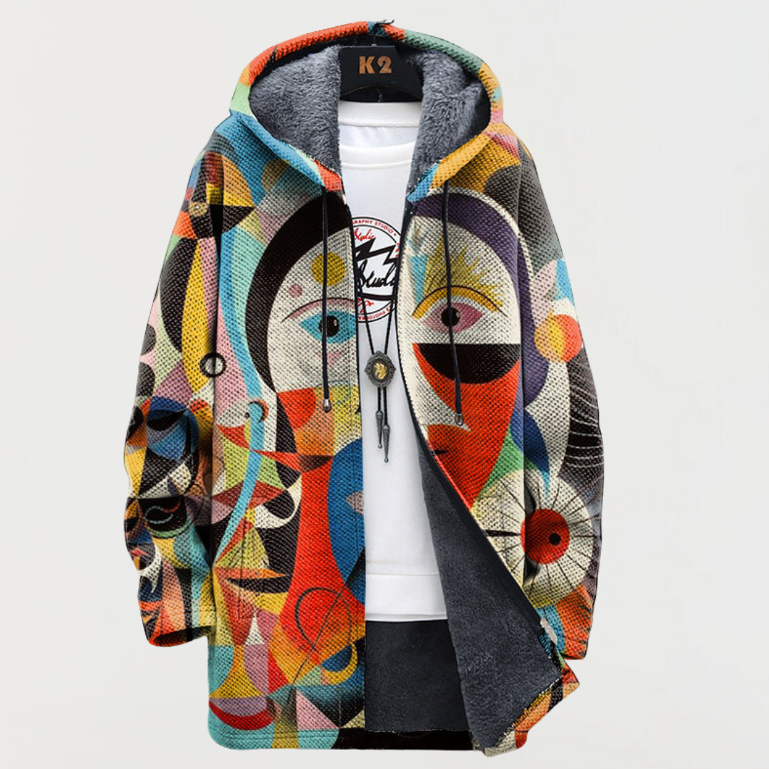 Ida – Abstract Print Jacket