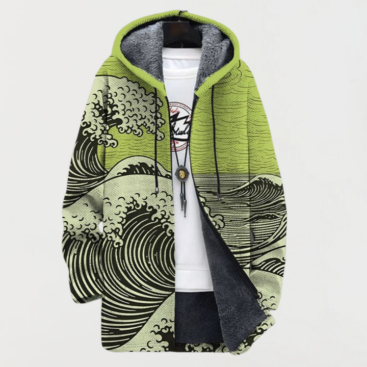 Mathilda – Wave Print Coat