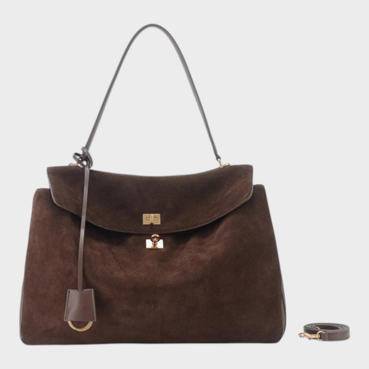 Jane | Structured Leather Bag with Magnetic Flap