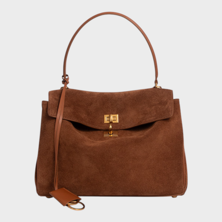 Jane | Structured Leather Bag with Magnetic Flap