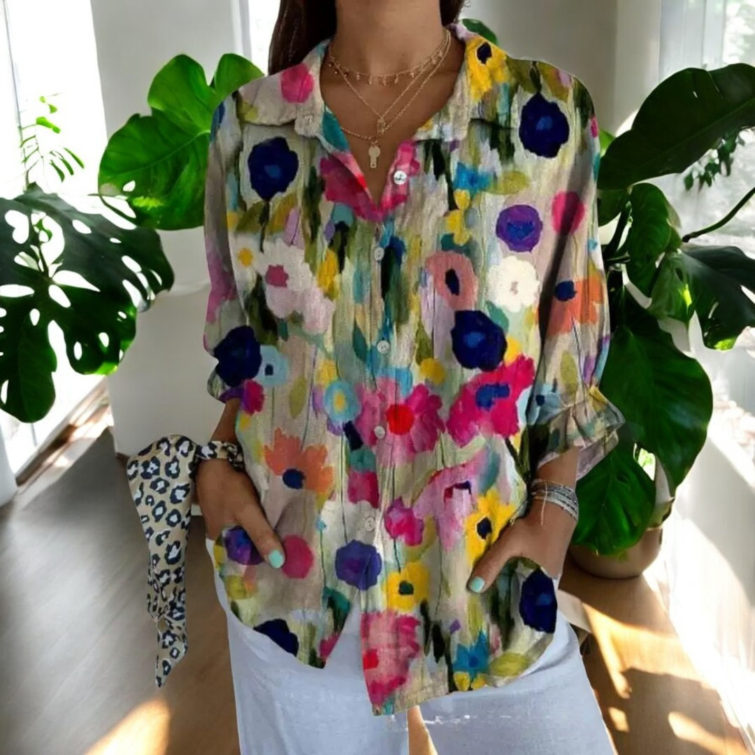 SVEA | Stilvolle Blumenbluse