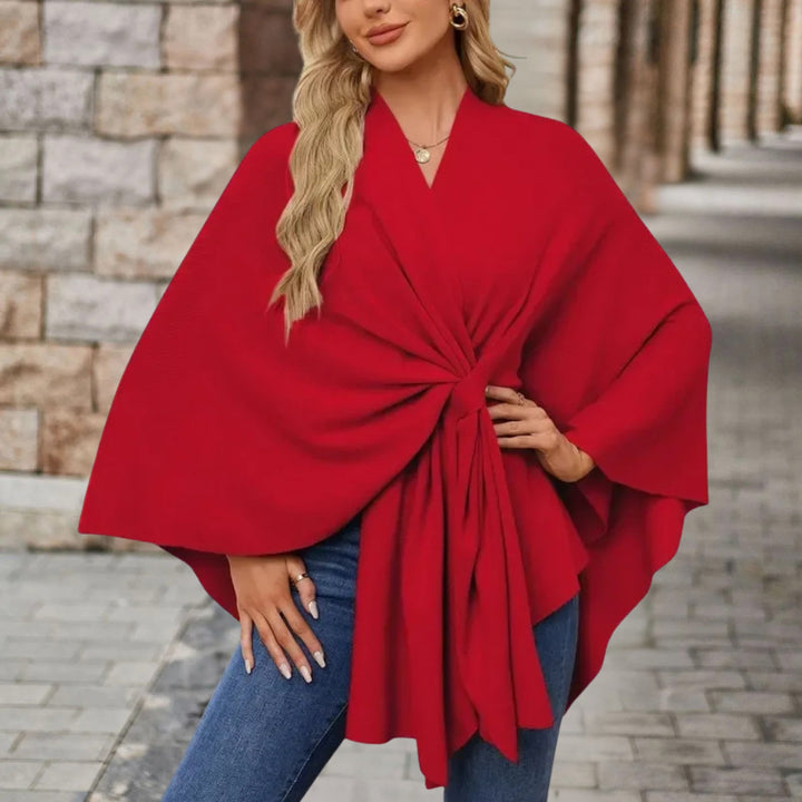 Jane | Elegant Poncho Sweater