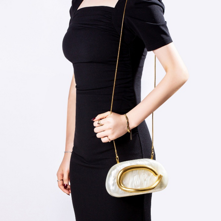Jane | Evening Handbag with Pearl Finish