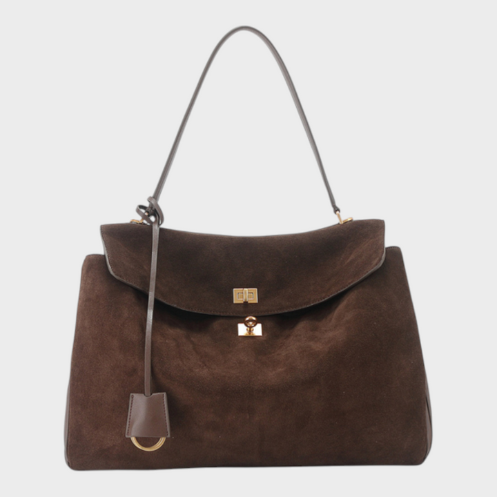Jane | Structured Leather Bag with Magnetic Flap