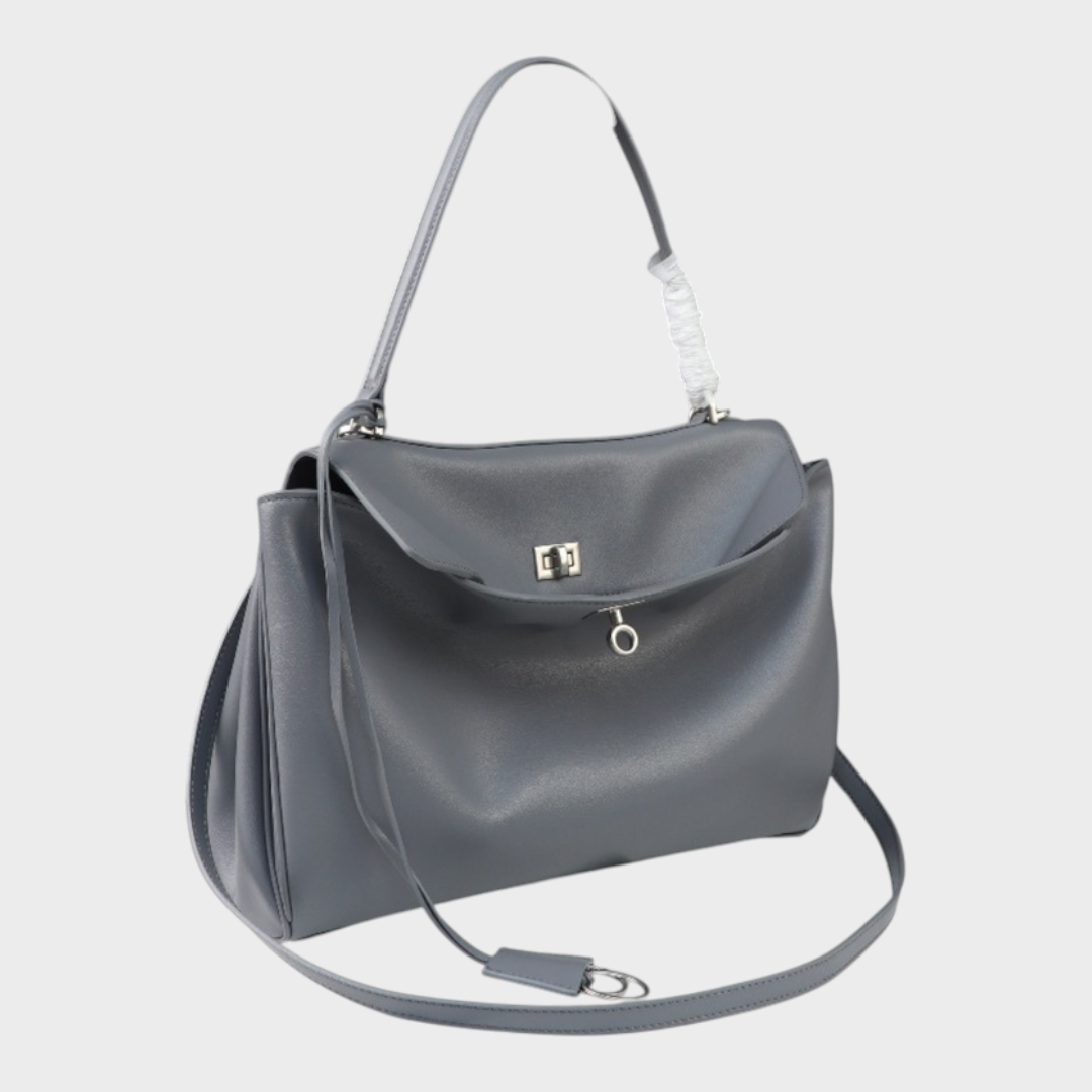 Jane | Structured Leather Bag with Magnetic Flap