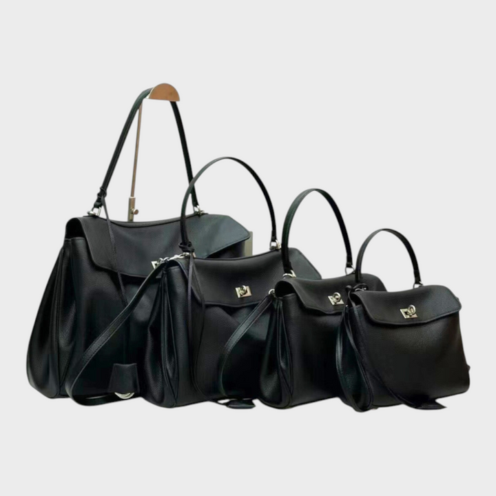 Jane | Structured Leather Bag with Magnetic Flap