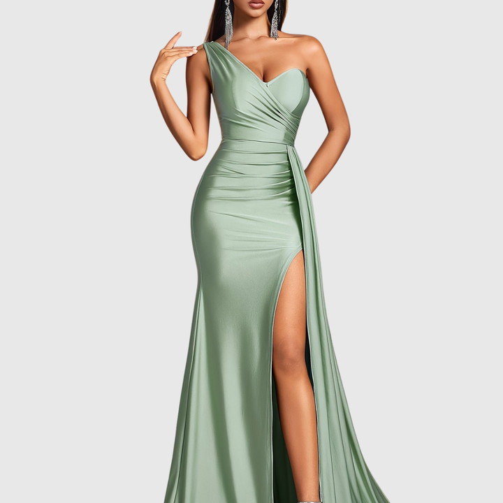One-Shoulder Mermaid Gown