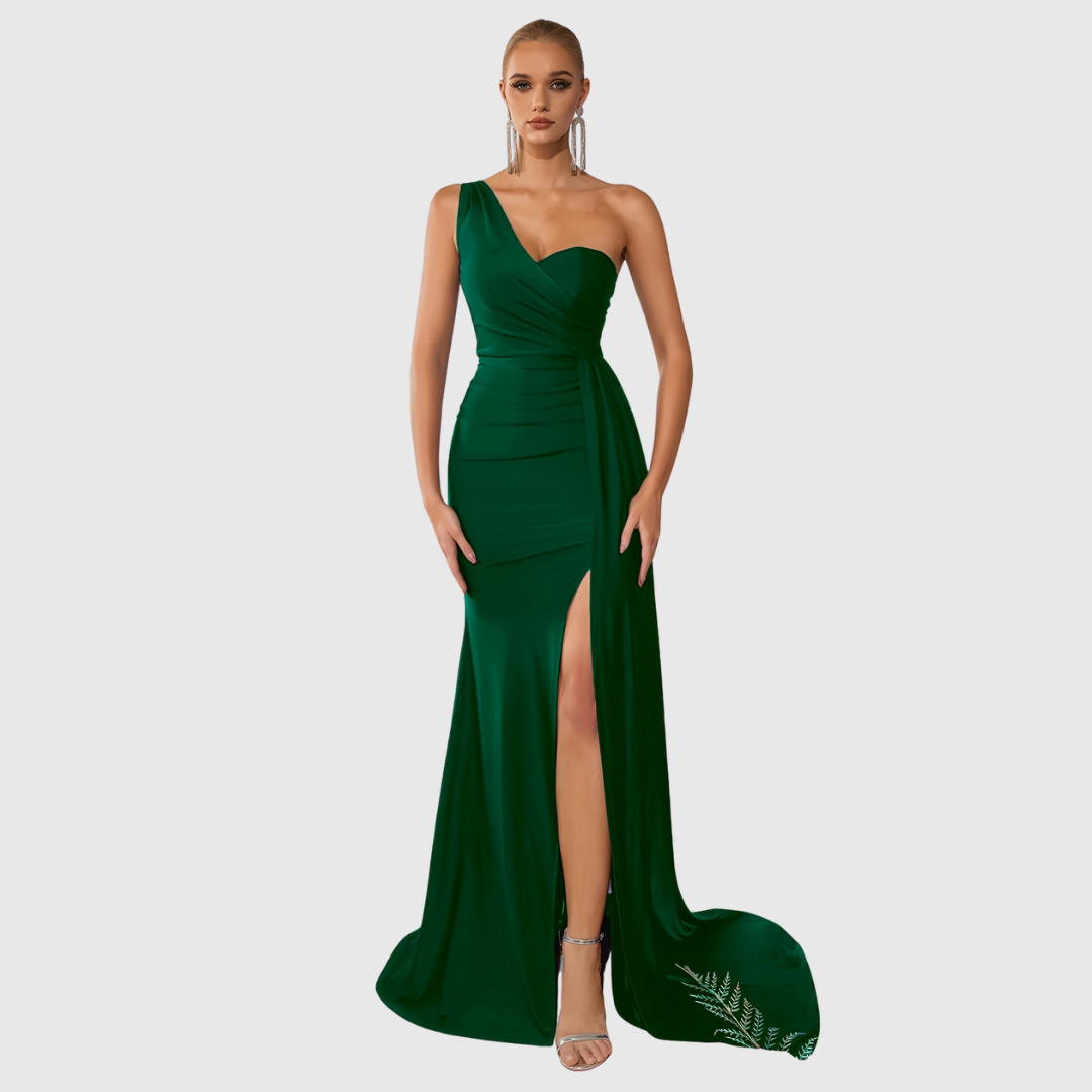 One-Shoulder Mermaid Gown
