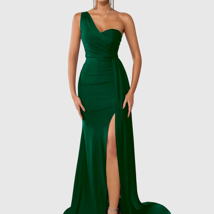 One-Shoulder Mermaid Gown