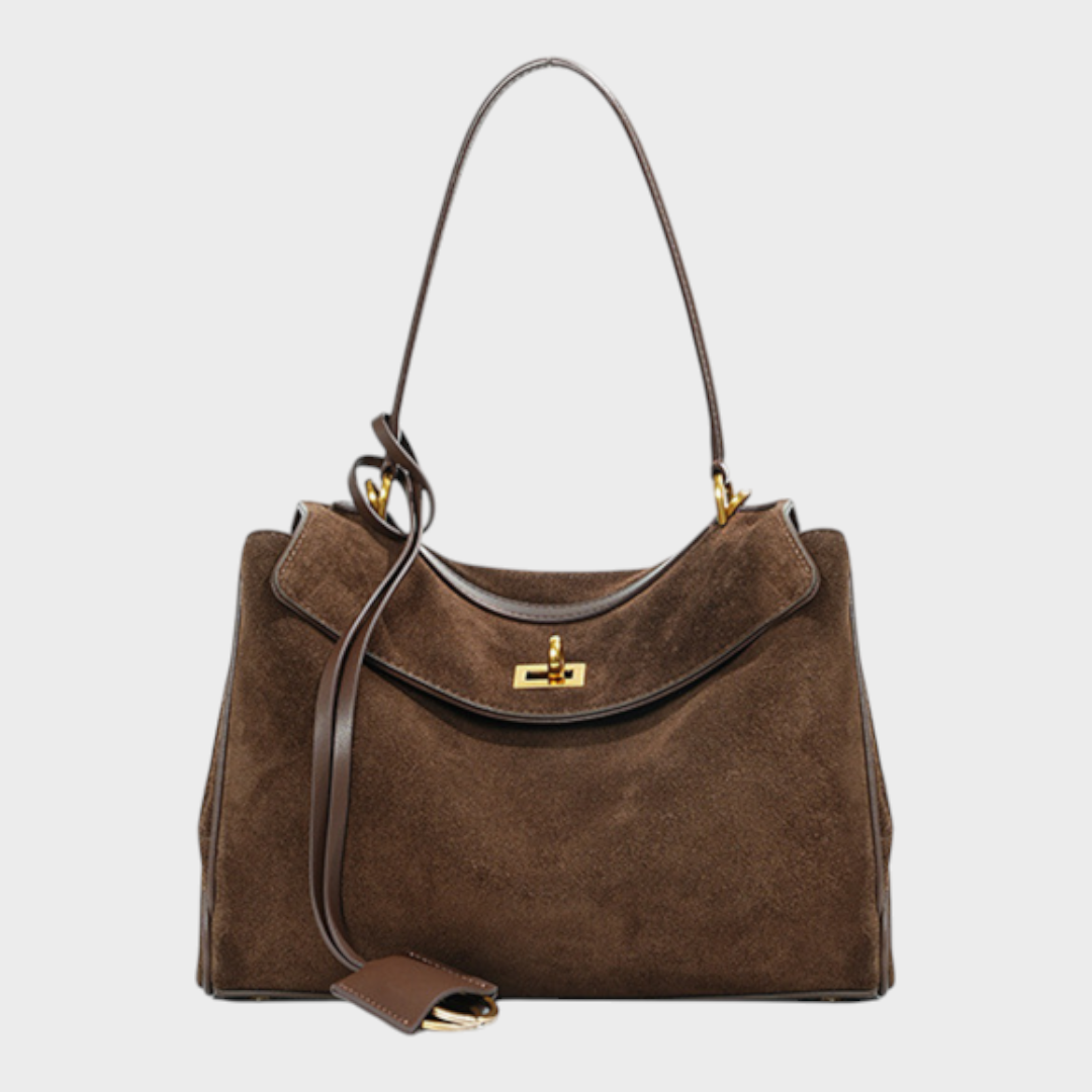 Jane | Structured Leather Bag with Magnetic Flap