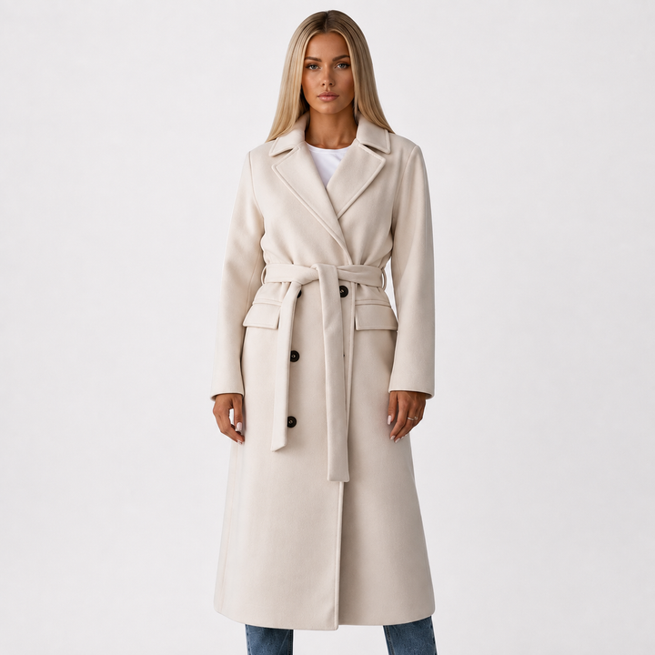 Double-Breasted Long Coat