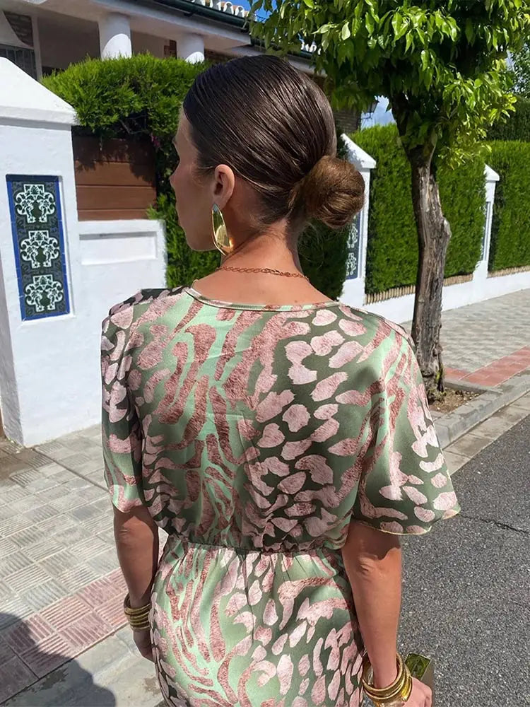 Copper Midi Dress