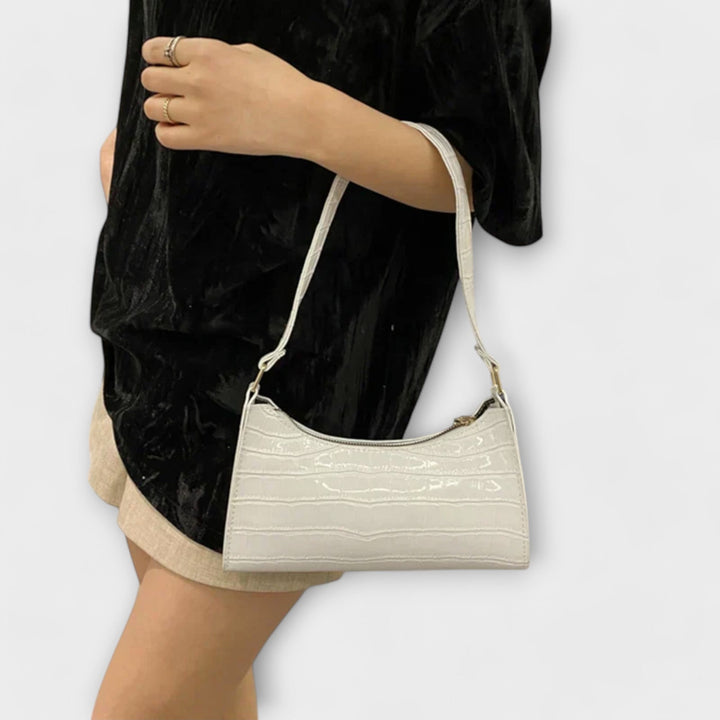 SVEA | Olivia Glänzende Lederhandtasche