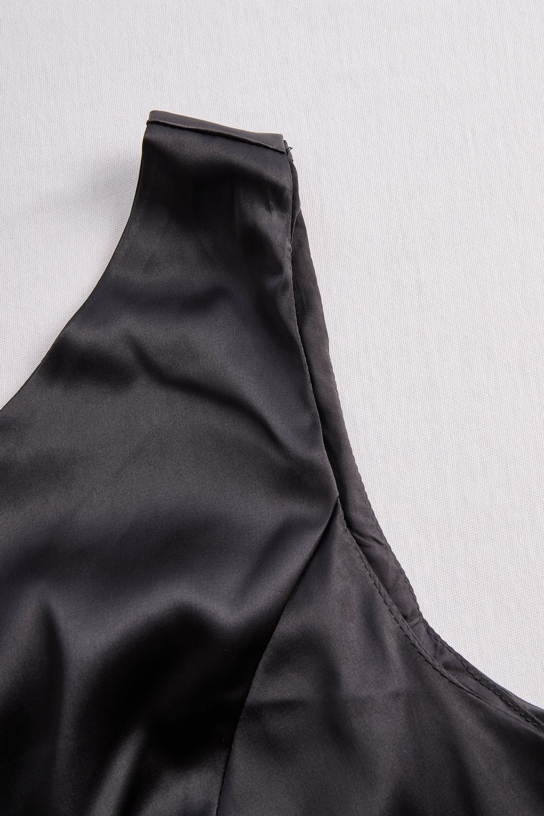 One-Shoulder Black Gown