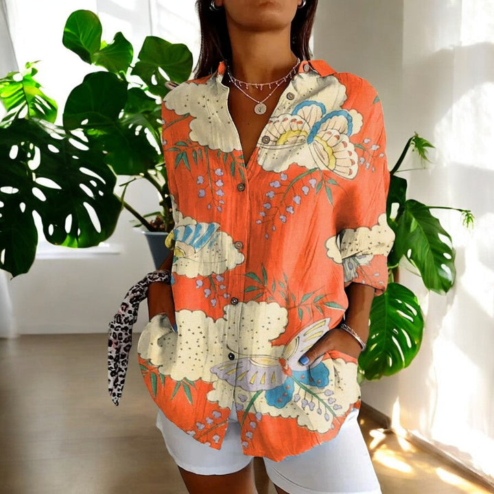SVEA | Stilvolle Blumenbluse
