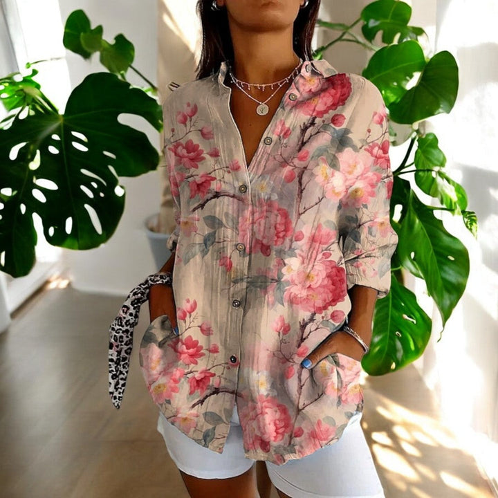 SVEA | Stilvolle Blumenbluse