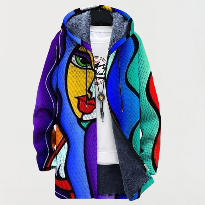 Elisa – Colorful Graphic Jacket