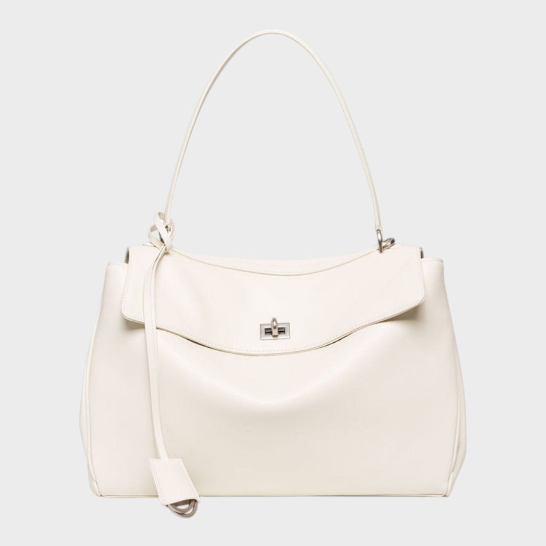 Jane | Structured Leather Bag with Magnetic Flap