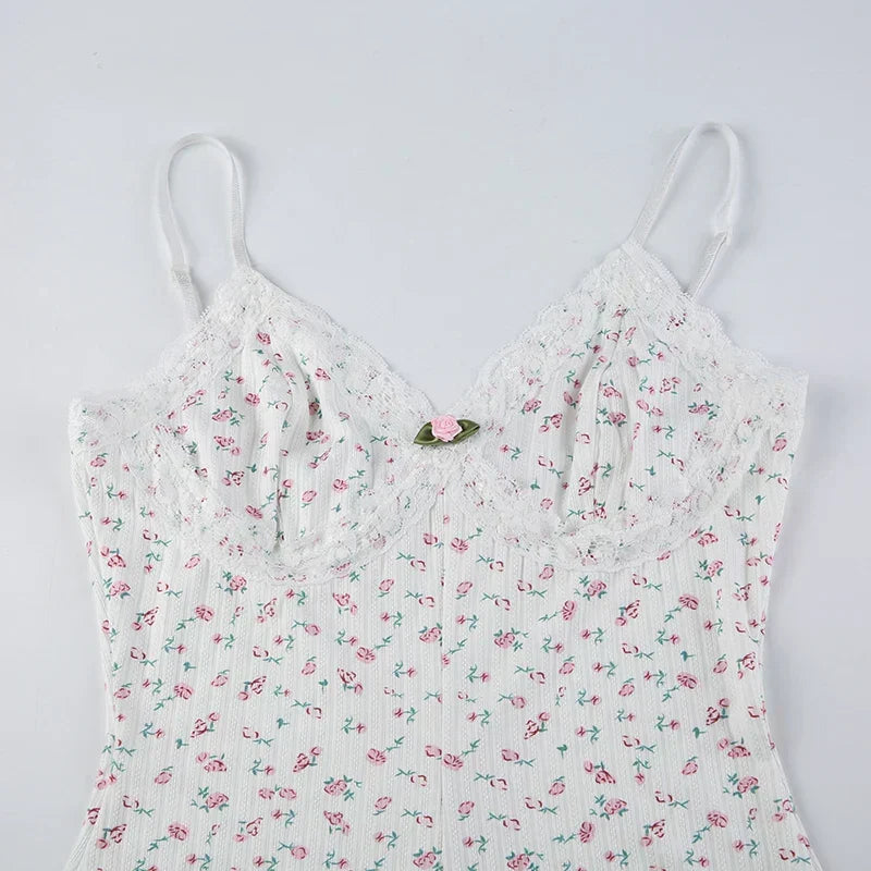 Dreamy Floral Sleeveless Bodysuit