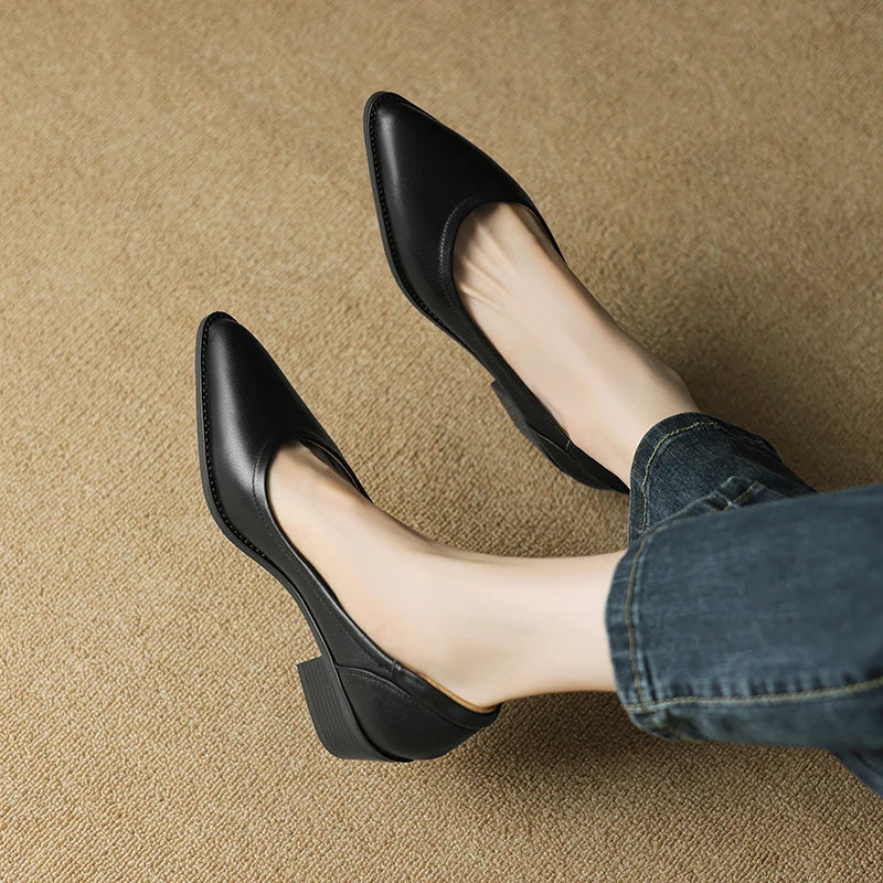 Graceful Mid-Heeled Shoes
