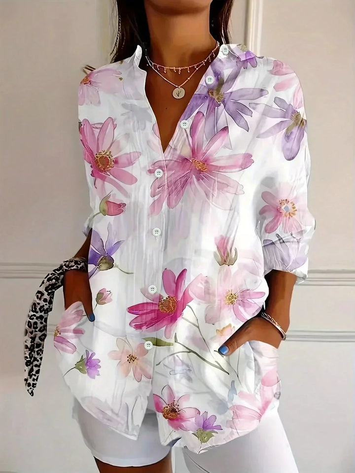 SVEA | Bluse mit abstraktem Muster