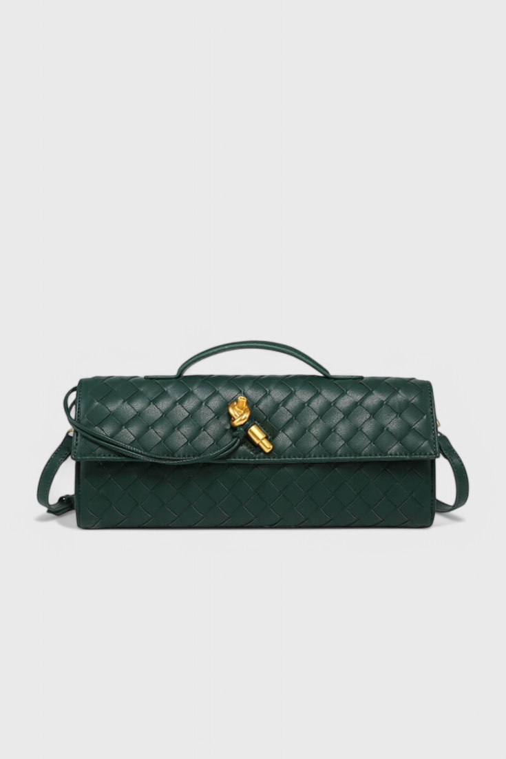 Jane | Clutch mit Goldknoten-Detail