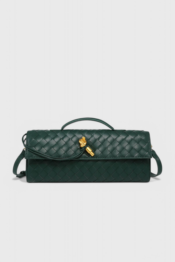 Jane | Clutch mit Goldknoten-Detail
