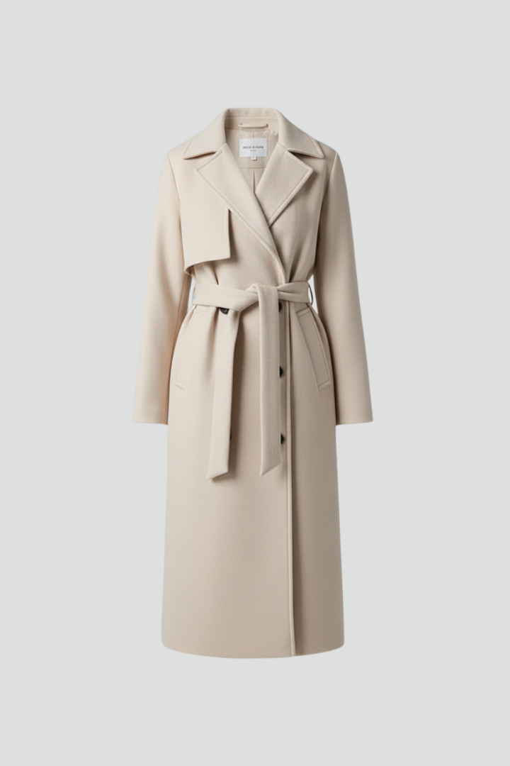 Double-Breasted Long Coat