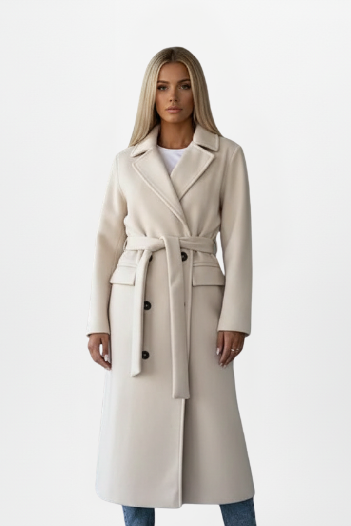 Double-Breasted Long Coat
