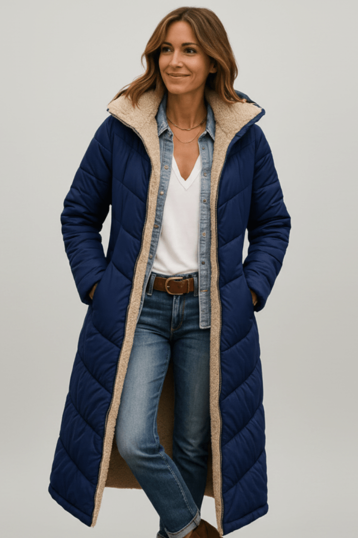 Longline Hooded Puffer Coat