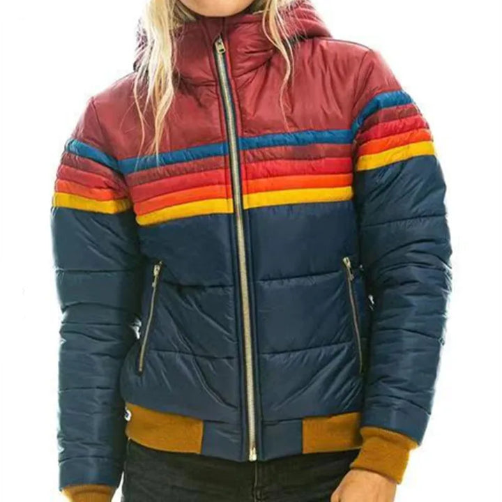 Retro Hooded Puffer Jacket