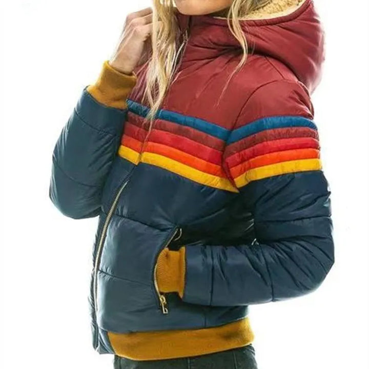 Retro Hooded Puffer Jacket