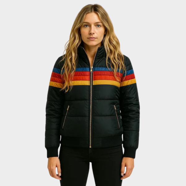 Retro Hooded Puffer Jacket
