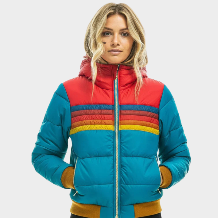 Retro Hooded Puffer Jacket