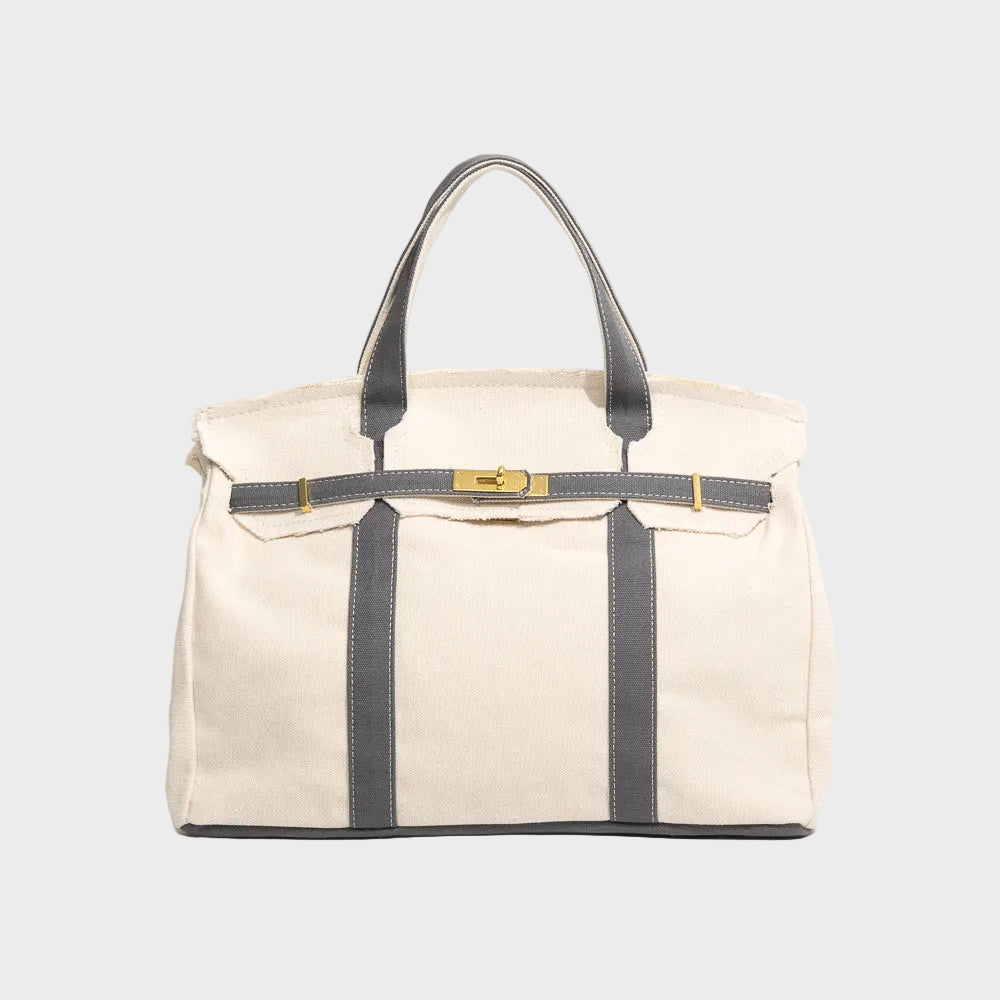 Jane | Water-Resistant Canvas Shopper Tote