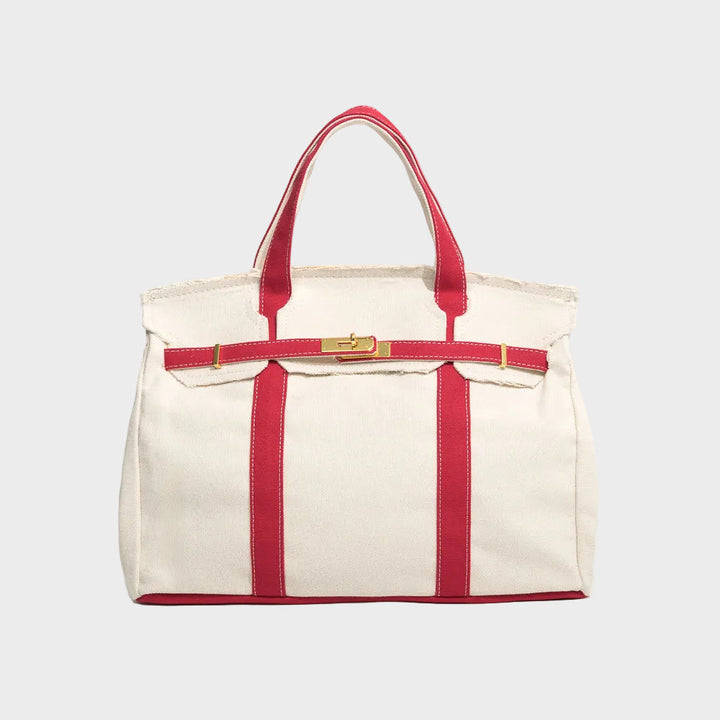Jane | Structured Canvas Tote with Reinforced Handles