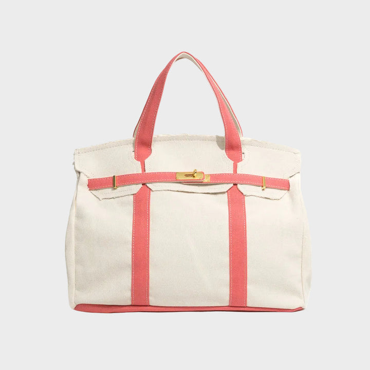 Jane | Structured Canvas Tote with Reinforced Handles