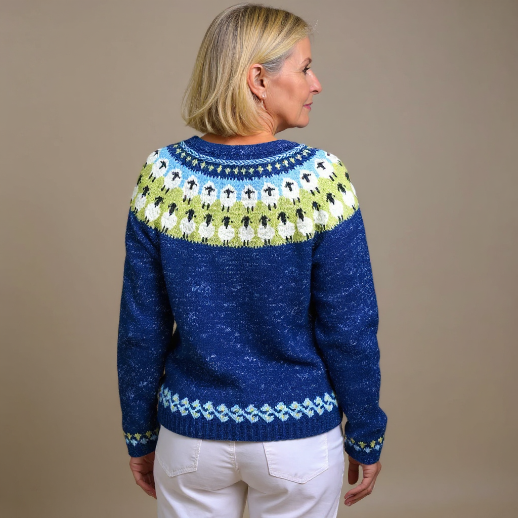 SVEA | Peyton Vintage Isländischer Cardigan