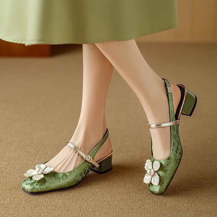 Mathilde | Elegant Women's Shoes with Floral Detail